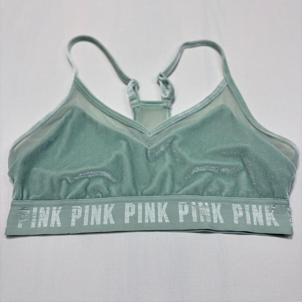 Victoria's Secret PINK Sport‎ Ultimate Lightly Lined Sports Bra  Mint Green  M